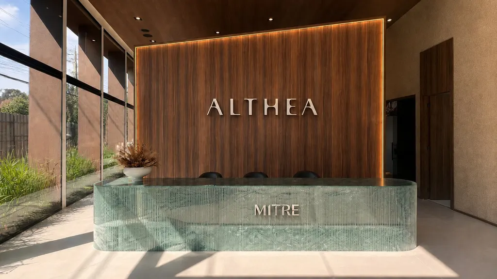 Fachada do showroom Althea
